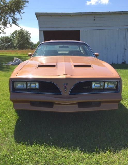 1978 firebird formula ~ gold pontiac ~ includes original honeycomb rims ~ nice!