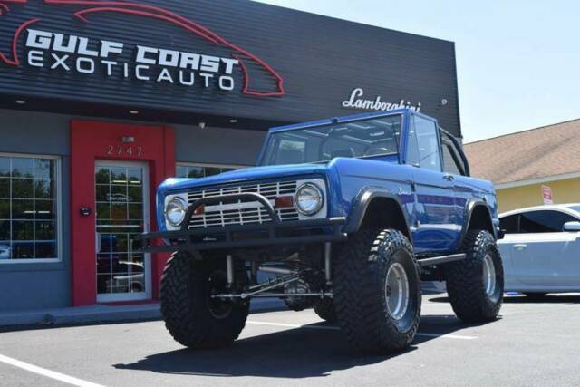 1968 ford bronco 40505 miles blue suv v8 5.0l automatic