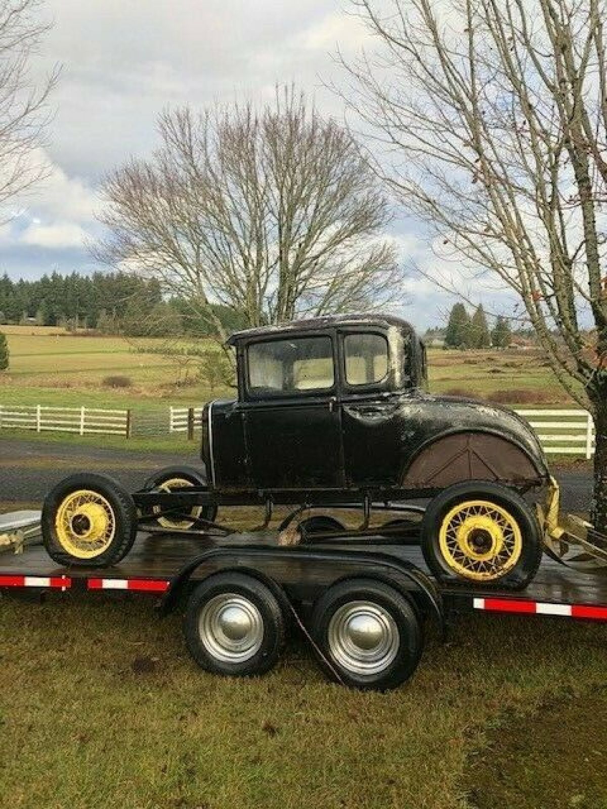 1930 / 1931 ford model a coupe project - hot rod - trog - rat rod