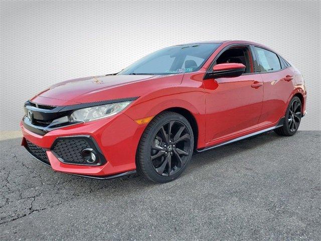 certified 2018 honda civic sport hatchback reading, pa 19607 for sale in reading, pennsylvania