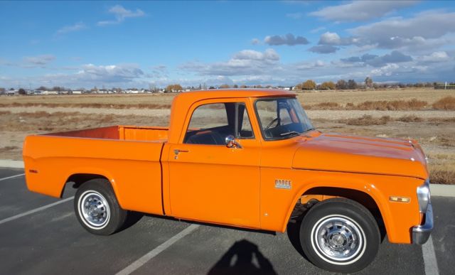 1971 dodge d100 shortbox sweptline