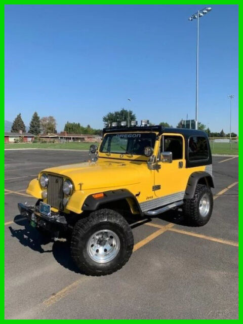 1985 jeep cj-7 4.2l i6 manual 5 speed 4wd suv 156,845 miles