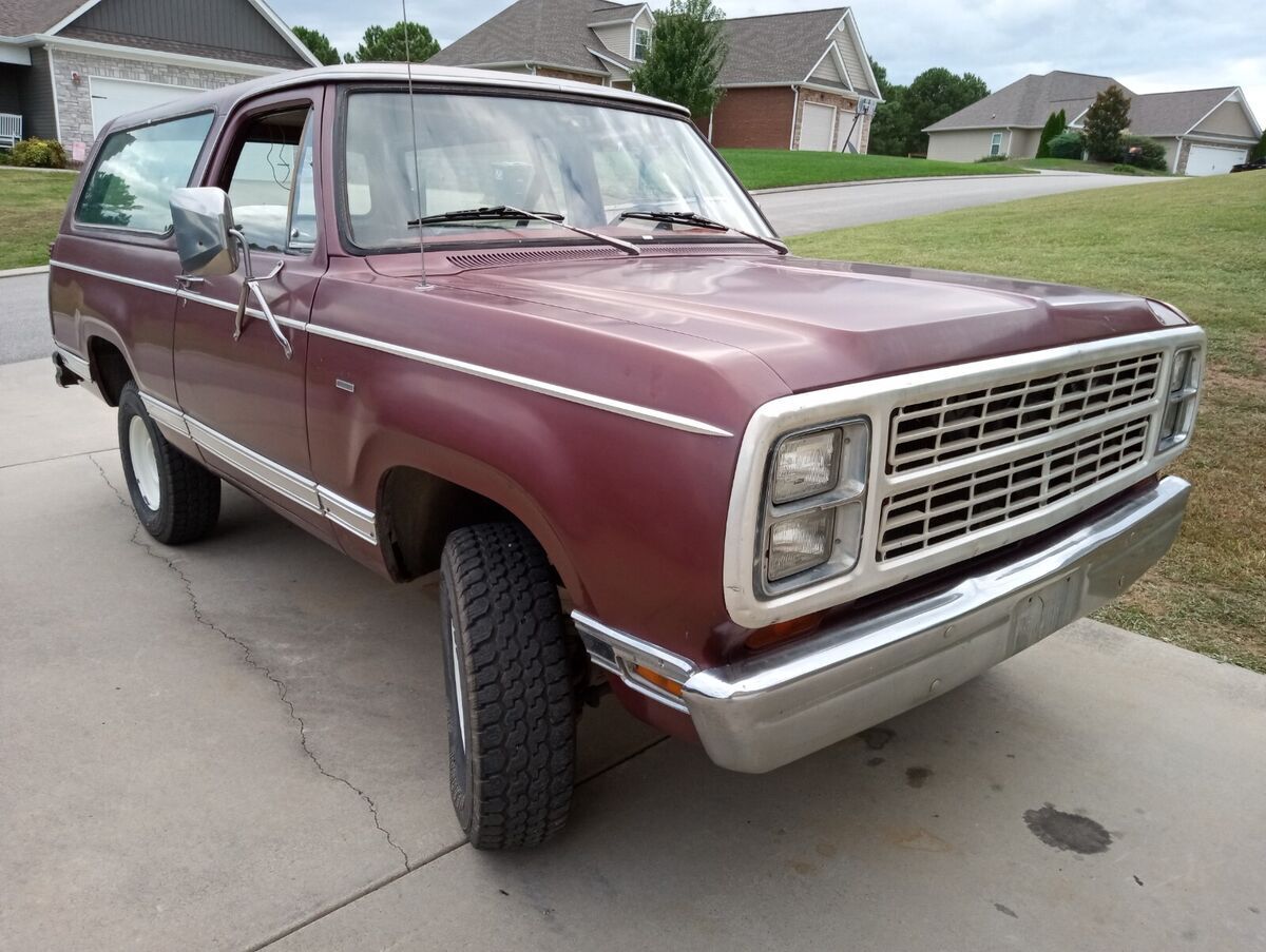 1979 plymouth trailduster 4x4 rare special edition big block suv with 2 tops!!!