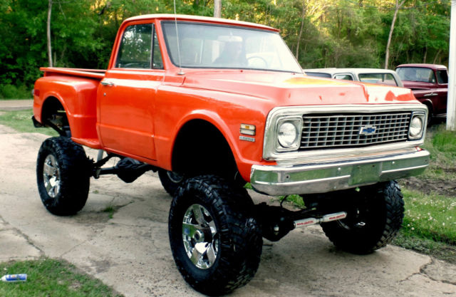 1971 c-10 4x4 lifted frame off chevy pickup gmc truck short box v8 1500 other