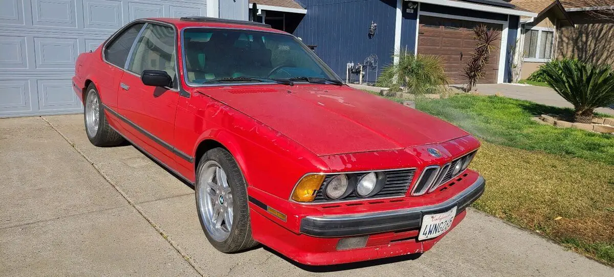 1989 bmw 635csi coupe red csi automatic