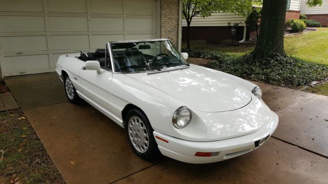 1992 alfa romeo spider convertible 36000 original miles
