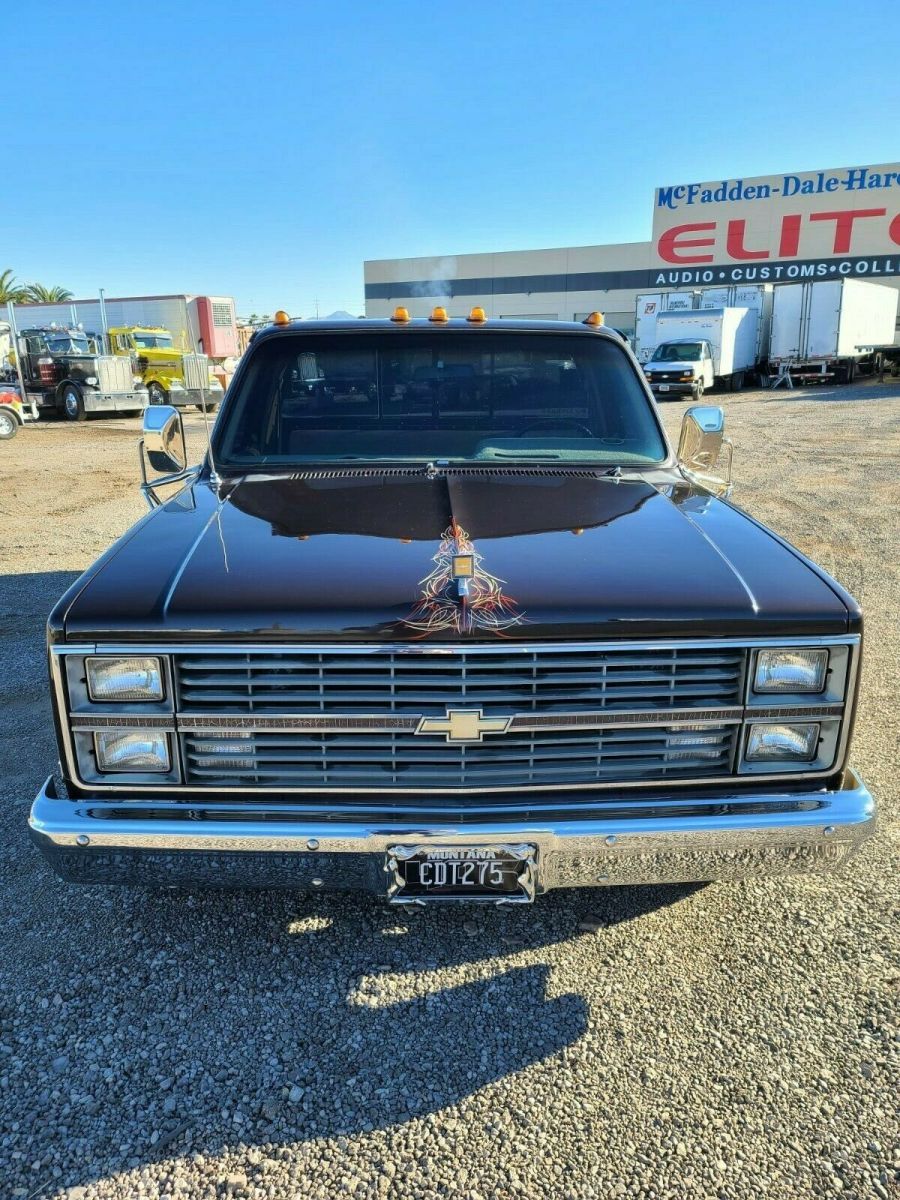 1984 chevrolet c30 dually pickup brown rwd automatic silverado
