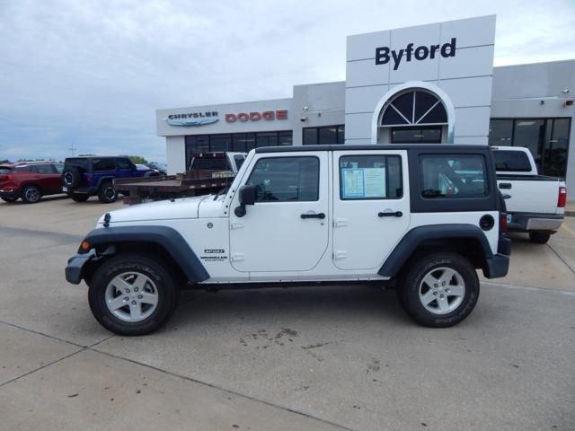 used 2016 jeep wrangler 4wd unlimited sport duncan, ok 73533 for sale in duncan, oklahoma