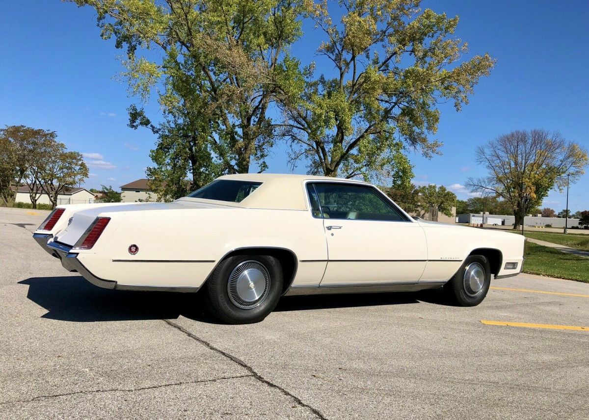 1969 cadillac eldorado coupe white fwd automatic