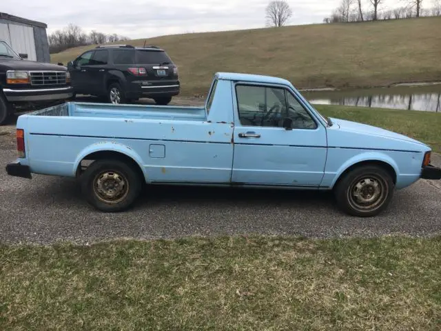 1981 volkswagen rabbit pickup diesel no reserve