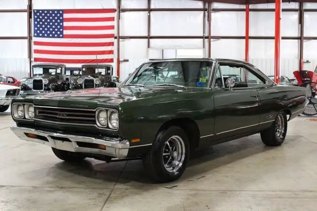 1969 plymouth gtx 82203 miles green coupe 440 v8 automatic