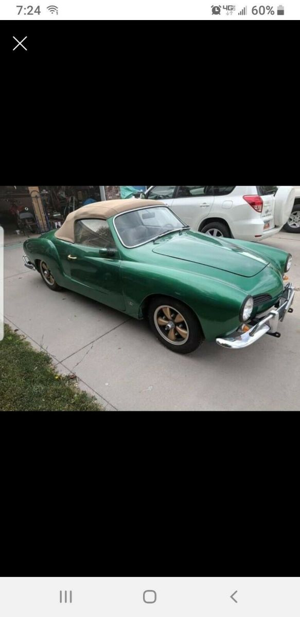 1961 vw karmann guia convertible