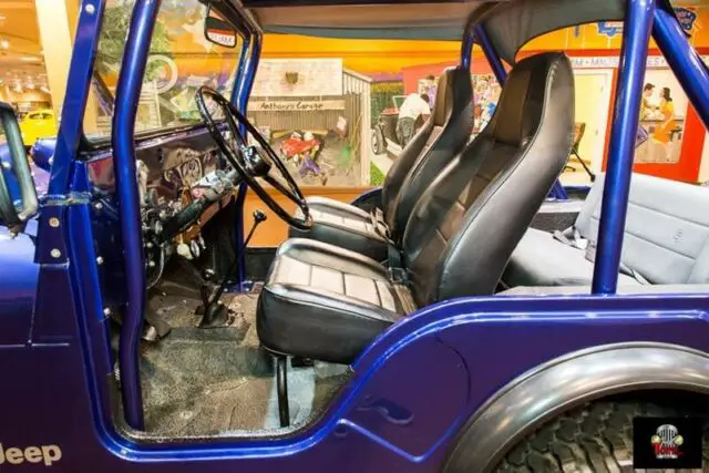 jeep cj-5 blue with 234 miles, for sale!