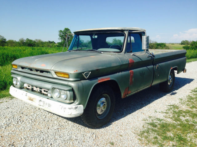 1966 gmc series 1000 patina truck