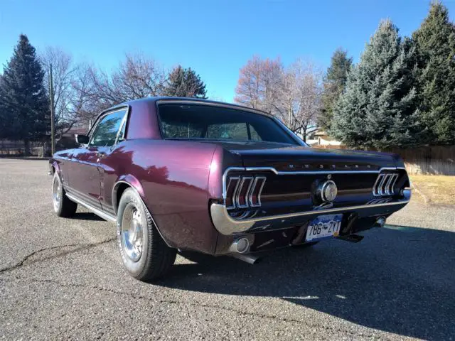 1967 ford mustang 289 v8 3-speed manual