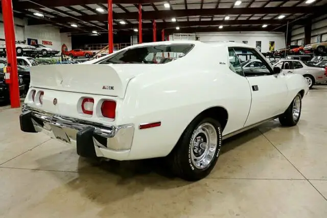 1974 amc javelin amx 78102 miles off white coupe 304ci v8 3-speed manual