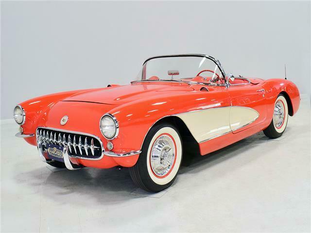 1956 chevrolet corvette 87123 miles venetian red convertible 265 cubic inch v8