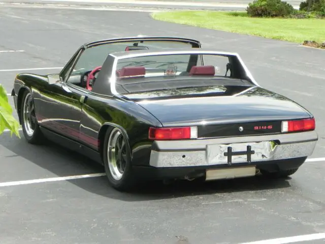 stunning 914-4 conversion 993 6cyl g50 hot rod black w wine red leather interior