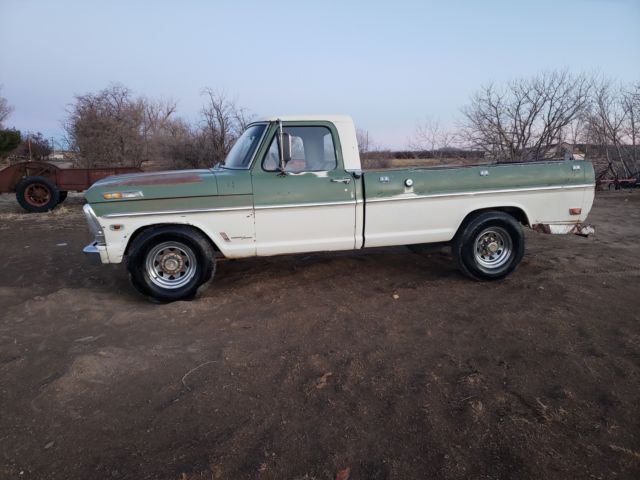 1968 ford f-250 camper special 390 v8 patina!