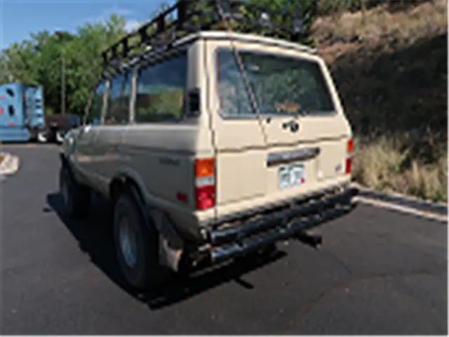 1981 toyota land cruiser 155,308 miles beige straight 6 cylinder engine 4.2l/2