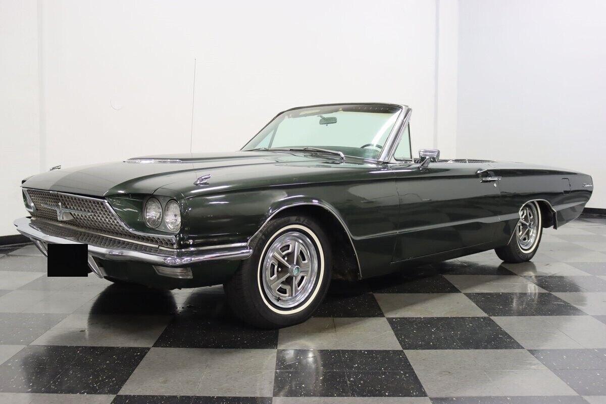 1966 ford thunderbird convertible factory colors smooth 390 v8 54444 miles