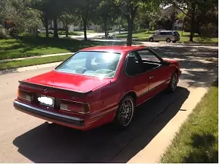 1988 bmw m6 - 175k - red/gray - award winner