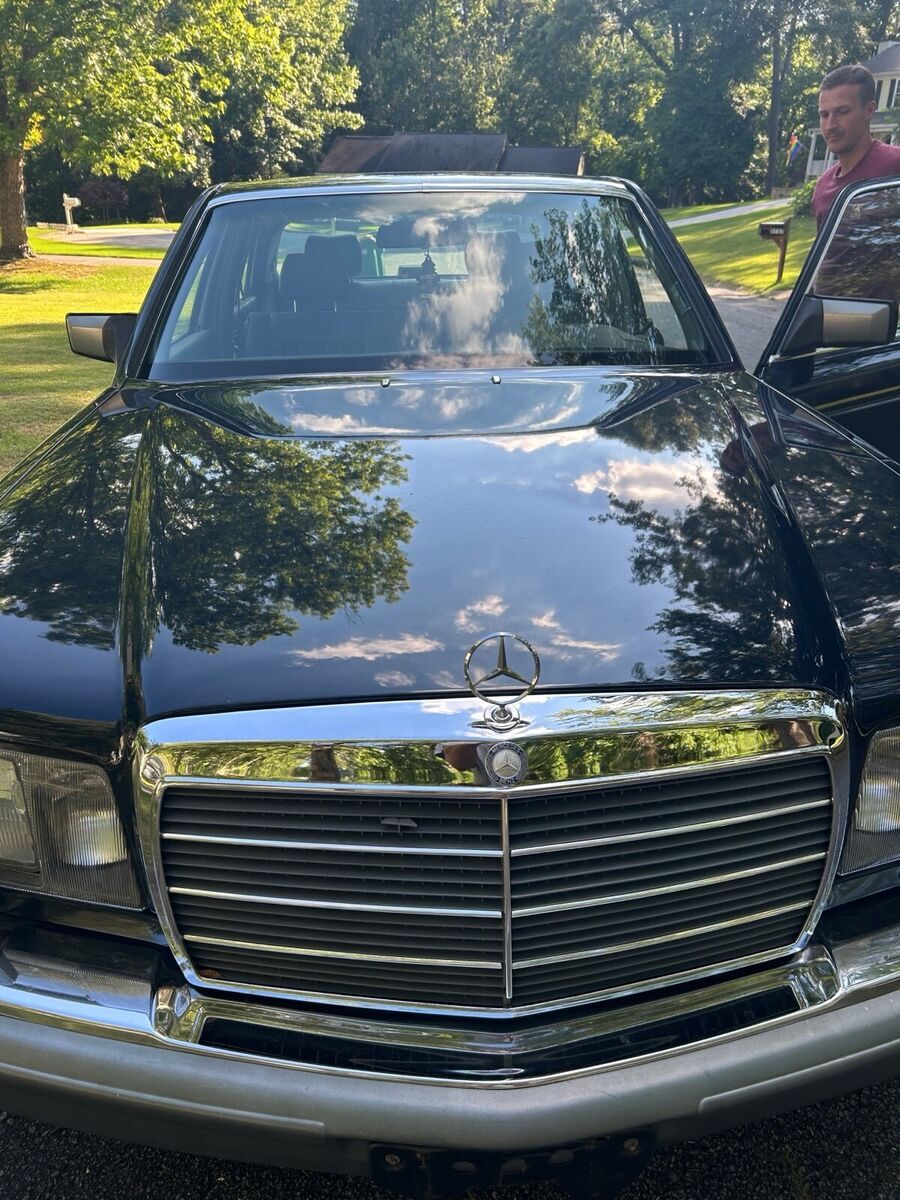1987 mercedes-benz 500-series blue sel