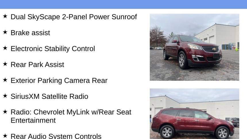 2016 chevrolet traverse lt