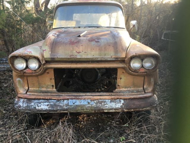 1958 chevy apache fleetside pick-up truck, chevrolet classic truck w/ tx title