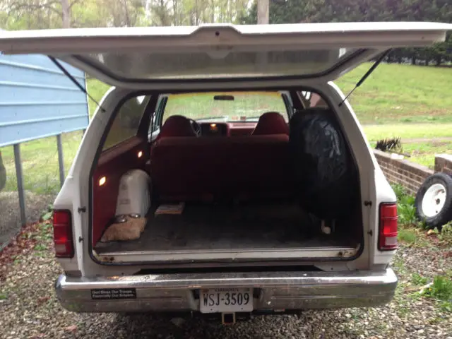1988 dodge ramcharger 4x4 5.2l automatic