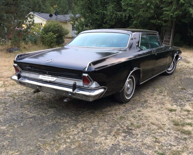 1964 chrysler 300k k short ram car ac pw black white interior 413 300 letter car