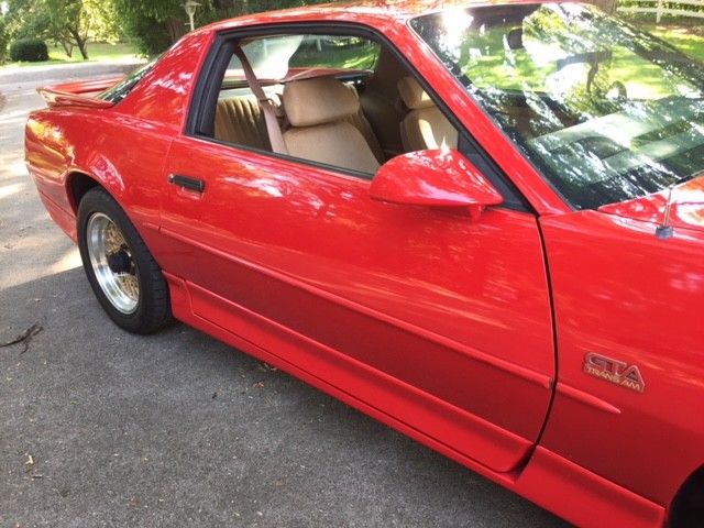 1988 pontiac firebird trans am gta 5.7 tpi ws6 accident free showcar red 92kmi