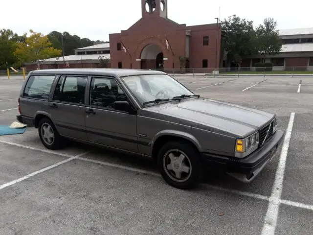 1986 volvo 740 wagon grey automatic gle turbo low mileage read about 118000