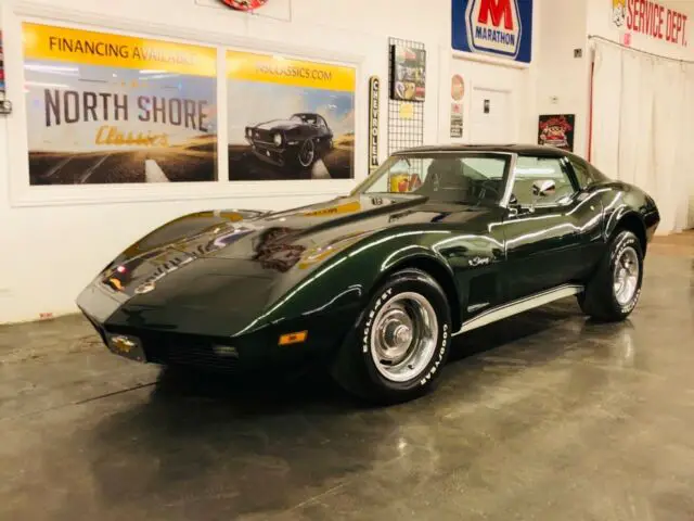 dark green chevrolet corvette with 0 miles available now!