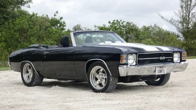 1971 chevrolet chevelle ss convertible "502 fuel-injected ramjet/less than1000mi