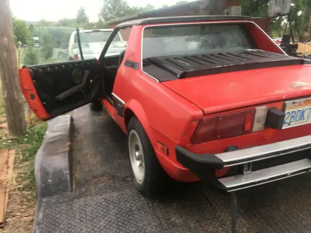 1976 fiat x 1/9 barn find new motor never fired