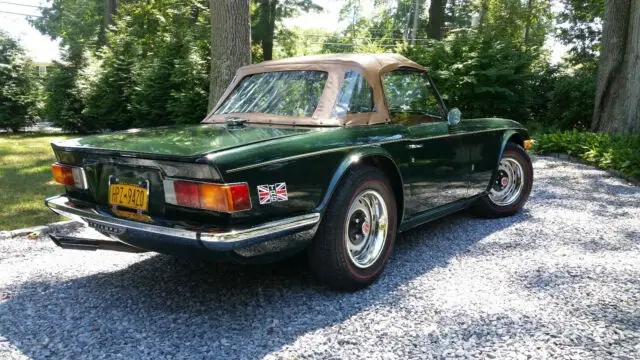 1976 triumph tr6 british raceing green