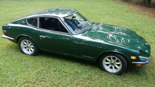 1971 datsun 240z series i coupe ~ 5-speed ~ 907 green/black ~ 9/1970 production