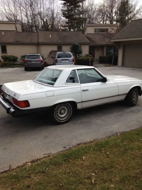 1984 mercedes benz 380sl roadster convertible white 380 sl in ft washington pa