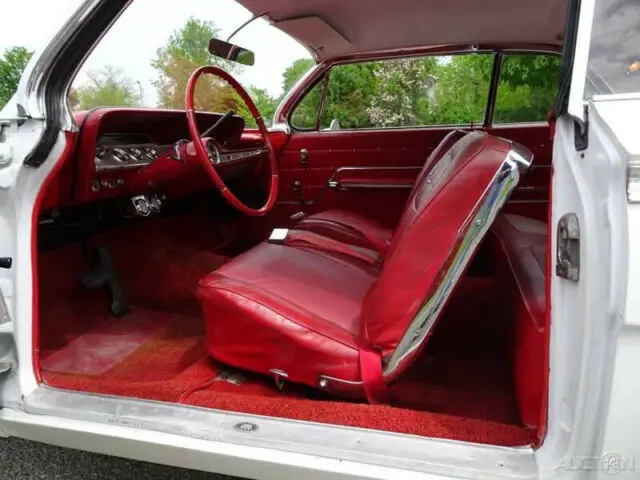 1962 chevrolet impala ss white red big 348ci dual quad no reseve