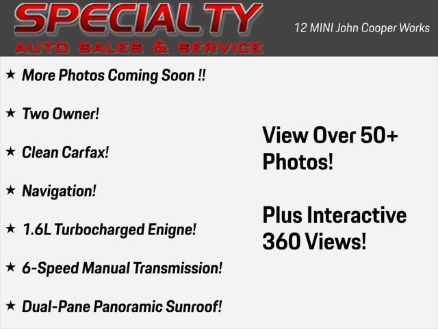 2012 mini cooper s base