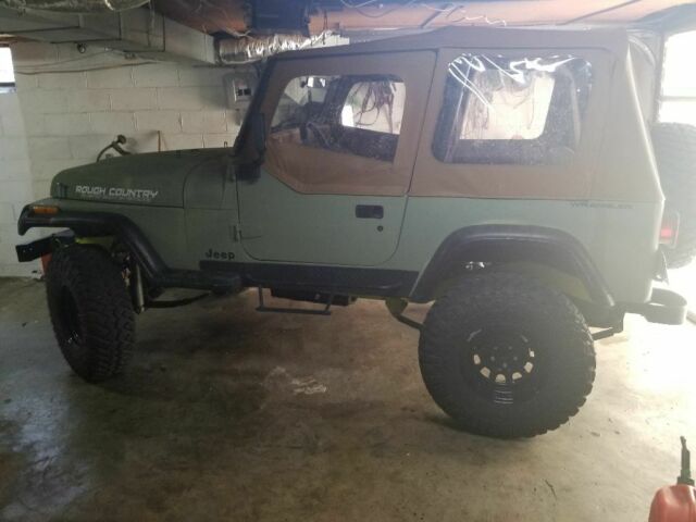 94 jeep wrangler with a "new frame"