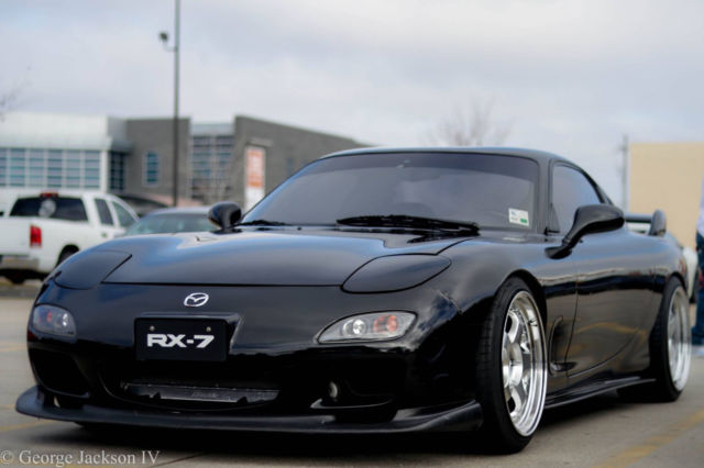 1993 rx-7 brilliant black with black interior manual fd