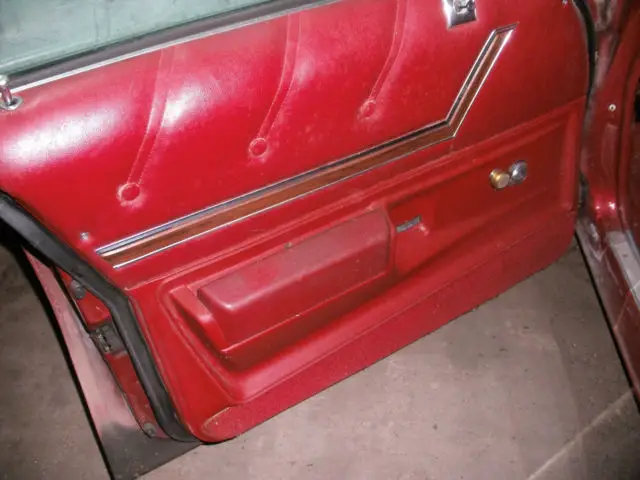 1976 buick regal red stored inside for 20+years