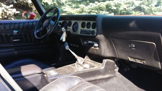 sweet 1977 pontiac trans am built 400 30 over 4 spd 4 bbl brand new clutch fast!