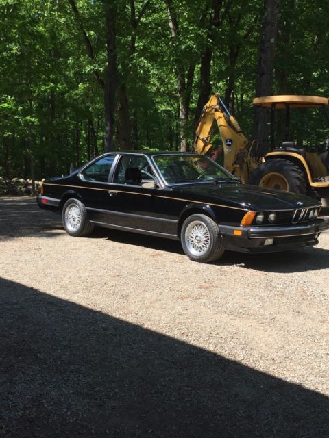 1986 bmw 635csi - very original car - black on black