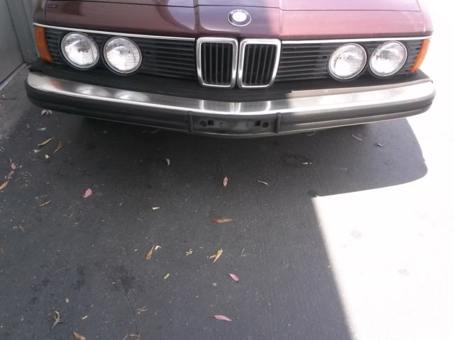 1986 bmw e23 735i,original,burgandy,tan leather