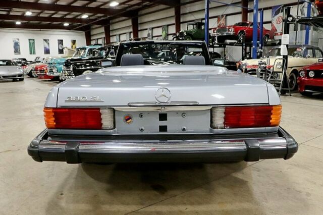 1981 mercedes-benz 380sl convertible 135324 miles silver blue metallic convertib