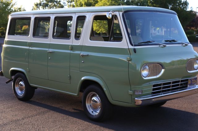 1967 ford econoline window van e100 restored!