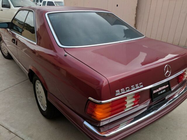 1990 mercedes-benz 560 sec coupe only 77k miles
